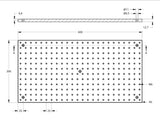 Optical Breadboard / Aufspannplatte /Gewinderasterplatte 300x600x12,7mm - Gebert & Weschka