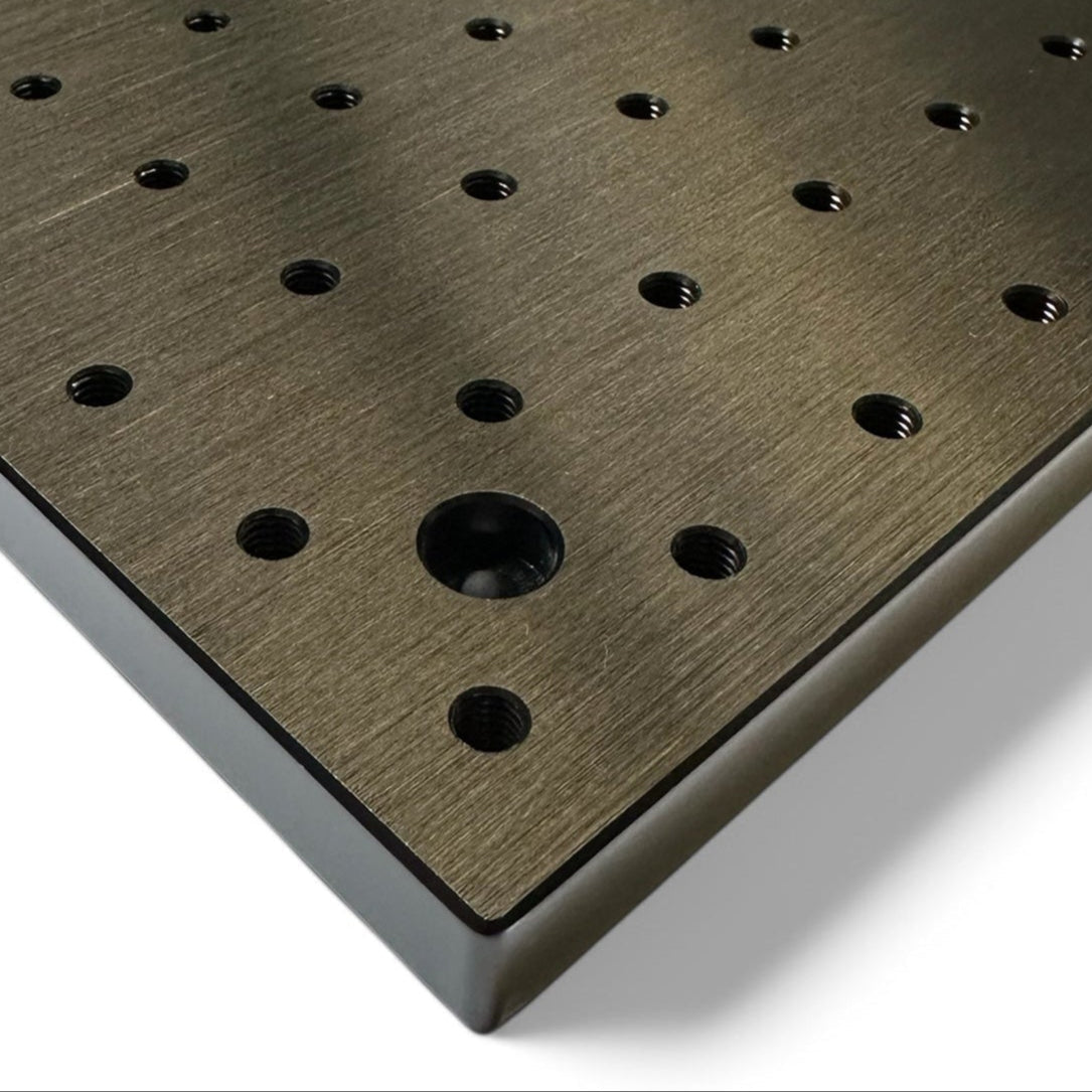 Optical Breadboard / Aufspannplatte /Gewinderasterplatte 450x450x12,7mm - Gebert & Weschka